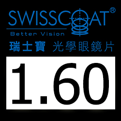 升級 1.60 SwissCoat MV997 超薄鏡片